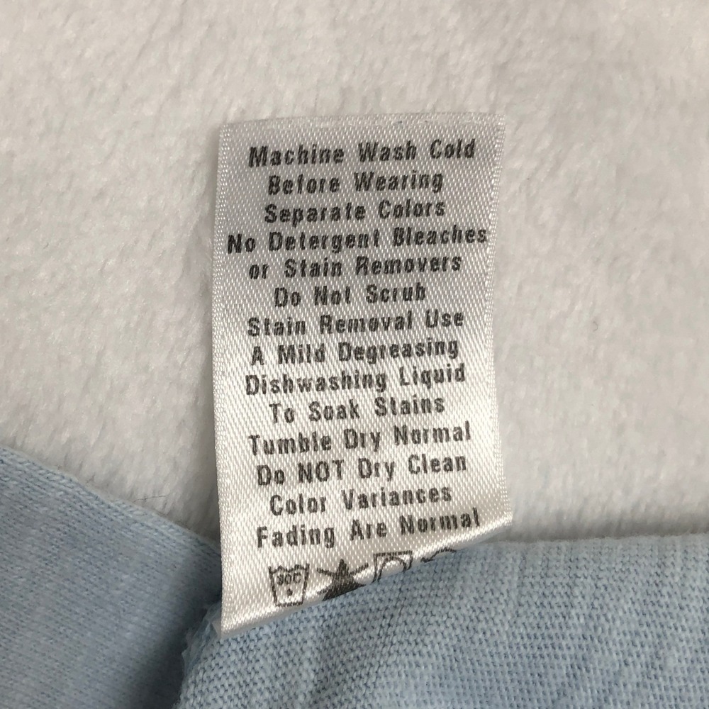 FRESH PRODUCE 100% Cotton Slub Tunic Top Sz XXL Blue Pockets Scoop USA Made - Picture 7 of 7